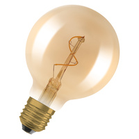Żarówka LED G120 Vintage E27 1.8W 30lm 2200K Ciepła 320° Bursztynowa Filament Vintage 1906 Osram