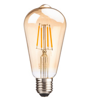 Żarówka LED E27 ST64 4W=40W 360lm 2500K Biała Ciepła 360° Filament