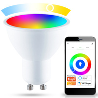 Żarówka LED GU10 5,5W 400lm RGB GOLDLUX (Polux) Smart WiFi TUYA