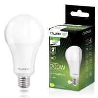 Żarówka LED E27 A95 24W = 200W 3452lm 4000K Neutralna 260° LUMILED