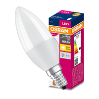 Żarówka LED B37 Świeczka E14 7.5W = 60W 806lm 3000K Ciepła 220° VALUE CLASSIC Osram