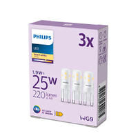 3x Żarówka LED G9 KAPSUŁKA 1.9W = 25W 220lm 2700K Ciepła PHILIPS