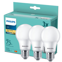 3PAK Żarówka LED E27 A60 10W = 75W 1055lm 2700K Ciepła PHILIPS