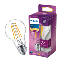 Żarówka LED E27 A60 8.5W = 75W 1055lm 2700K Ciepła Filament PHILIPS