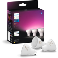 3x Żarówka LED GU10 Reflektor 4.2W = 50W 400lm 2000-6500K CCT + RGB SMART Inteligentna Bluetooth ZigBee White and Color Ambiance Philips HUE